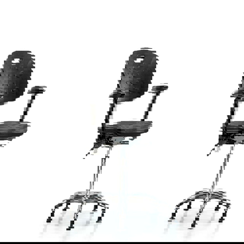 Task Chair: Polyurethane, Black